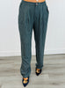 Charcoal Striped Trousers (Reg.)