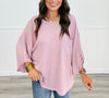 Andree 3/4 Sleeve Hacci Top (Reg. & Plus)- 9 Colors