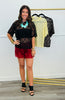 Lace Short Sleeve Top (Reg.) - 3 Colors