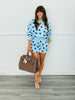 Blue Polka Dot Sweatshirt (Reg.)