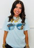 Patchwork Chic Shades Tee (Reg. and Plus)