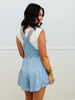 Blue Guitar Strap Overall Romper (Reg.)