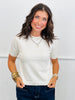 Short Sleeve Knit Top (Reg.) - 2 Colors