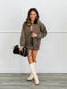 Leopard Contrast Collar Jacket (Reg.)