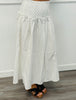 White/Black Polka Dot Maxi Skirt (Reg.)