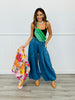 Denim Blue Pleated Balloon Pants (Reg & Plus)