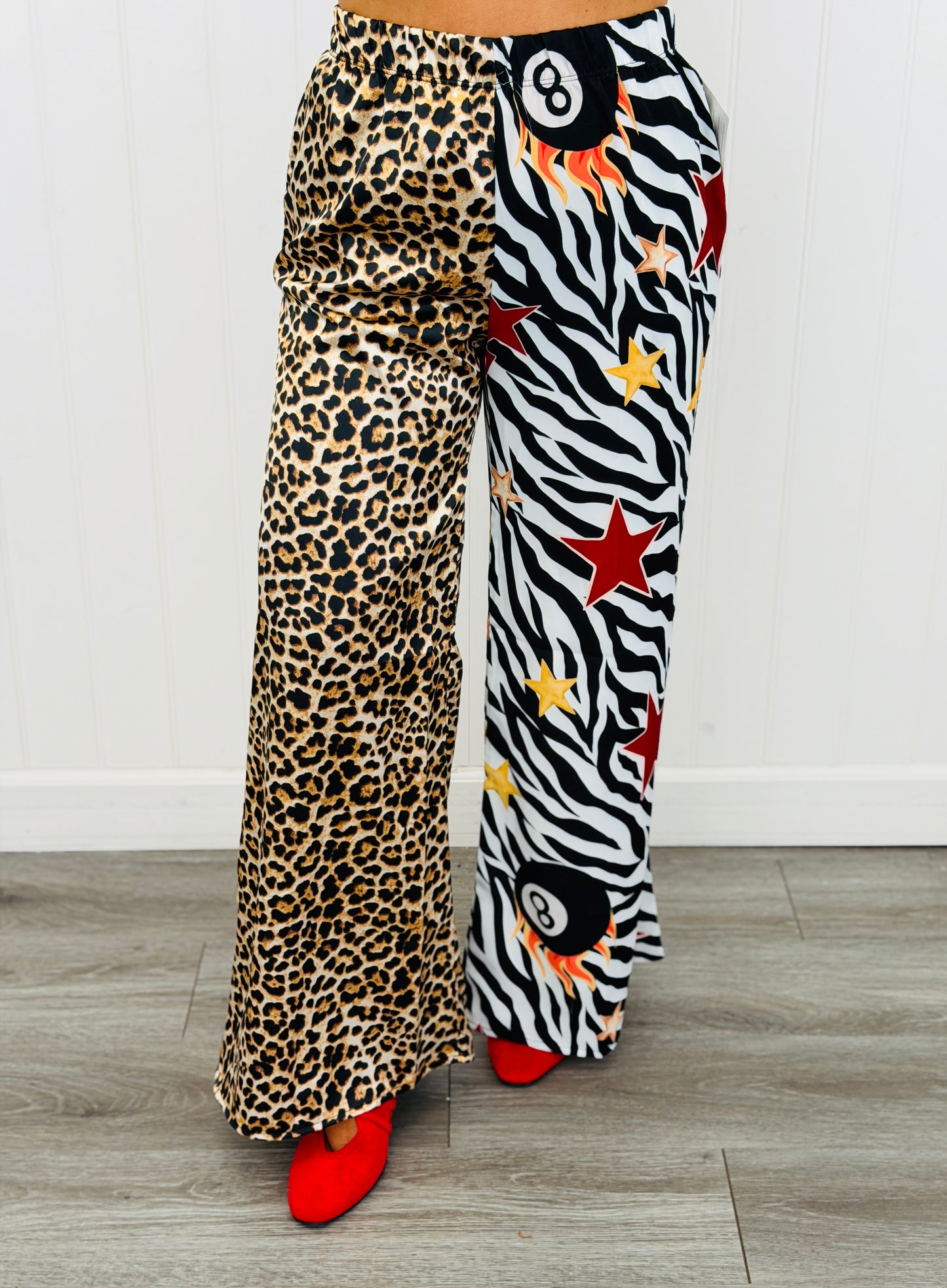 Split Decision Leopard & Zebra Pants (Reg.)