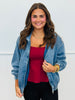 Dark Denim Zip Up Jacket (Reg.)