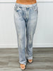 Light Acid Wash Denim Boot Cut Jeans (Reg.)