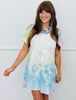 Queen Of Sparkles Tie Dye Logo Tee Dress (Reg. & Plus)