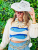 Cream Fish Embroidered Knit Sweater (Reg.)