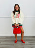 Hunter/Ivory Merry or Stripe Reversible Sweatshirt (Reg.)
