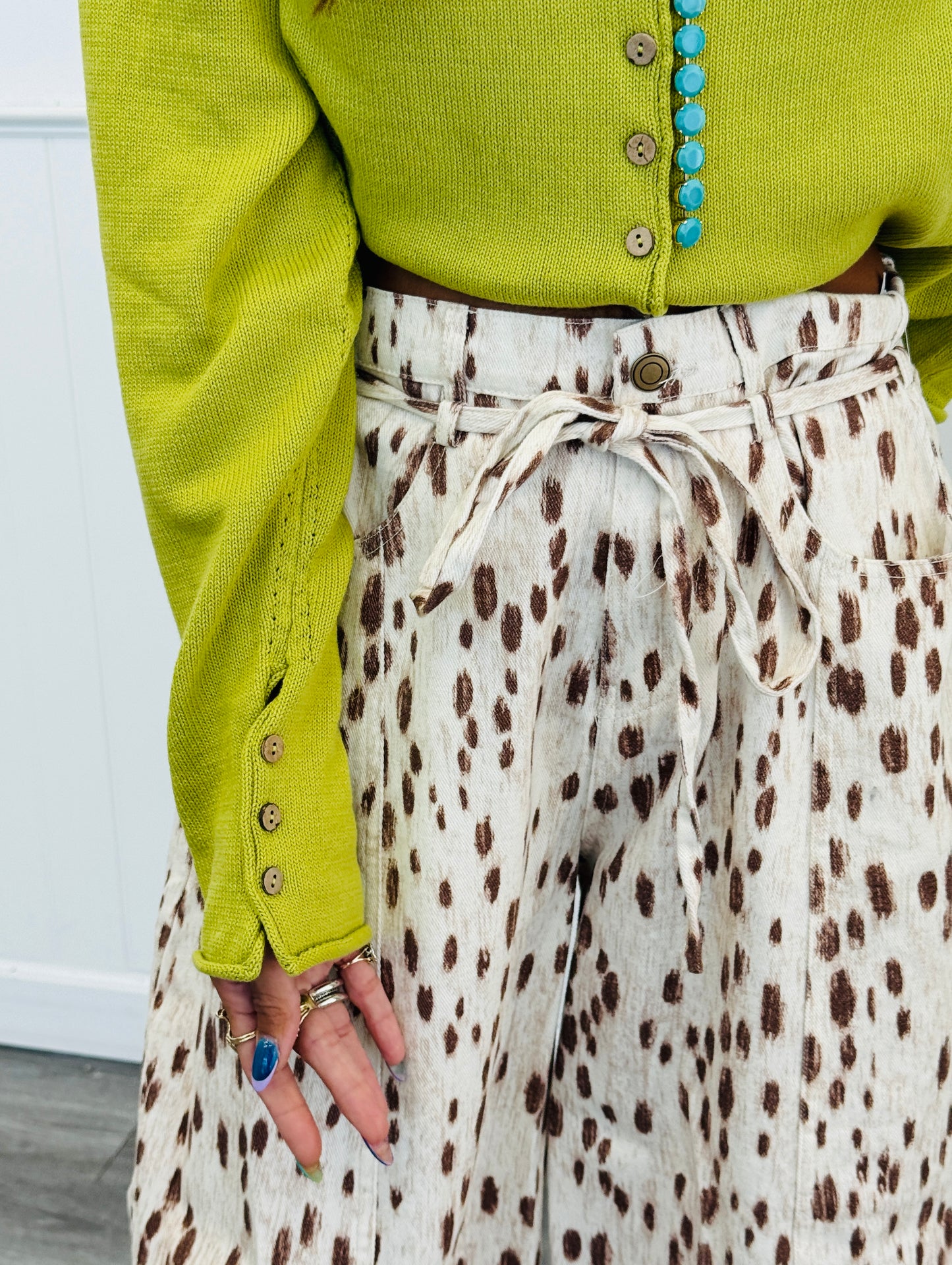 Matcha Button Up Cardigan (Reg.)