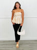 Black High Rise Cropped Pull On Pants (Reg. and Plus)