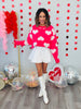 Bold Hearts Pullover Sweater (Reg)-2 Colors