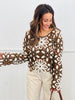 POL Crochet Contrast Floral Weave Top (OS)-2 Colors