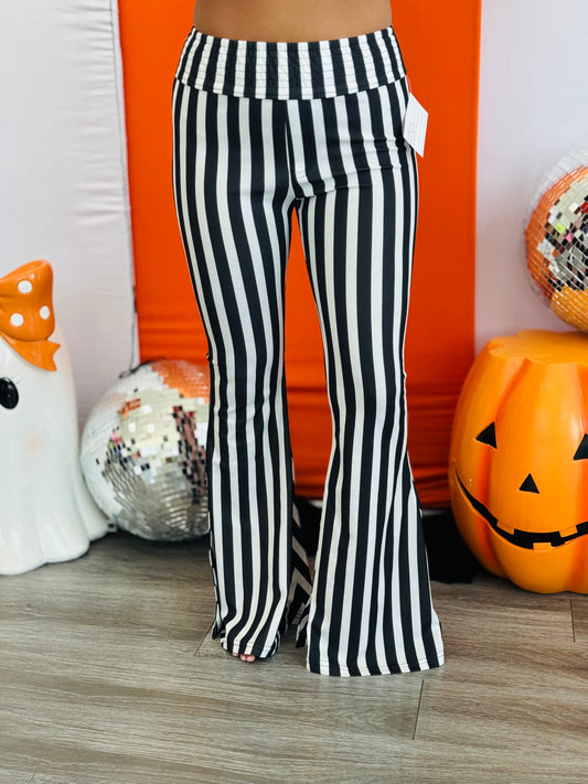 Stay Rowdy Striped Pants (Reg. and Plus)