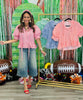 Romantic Puff Sleeve Striped Top (Reg.) - 4 Colors