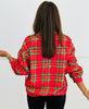 Queen Of Sparkles Red Plaid 'Merry' Sweatshirt (Reg. & Plus)