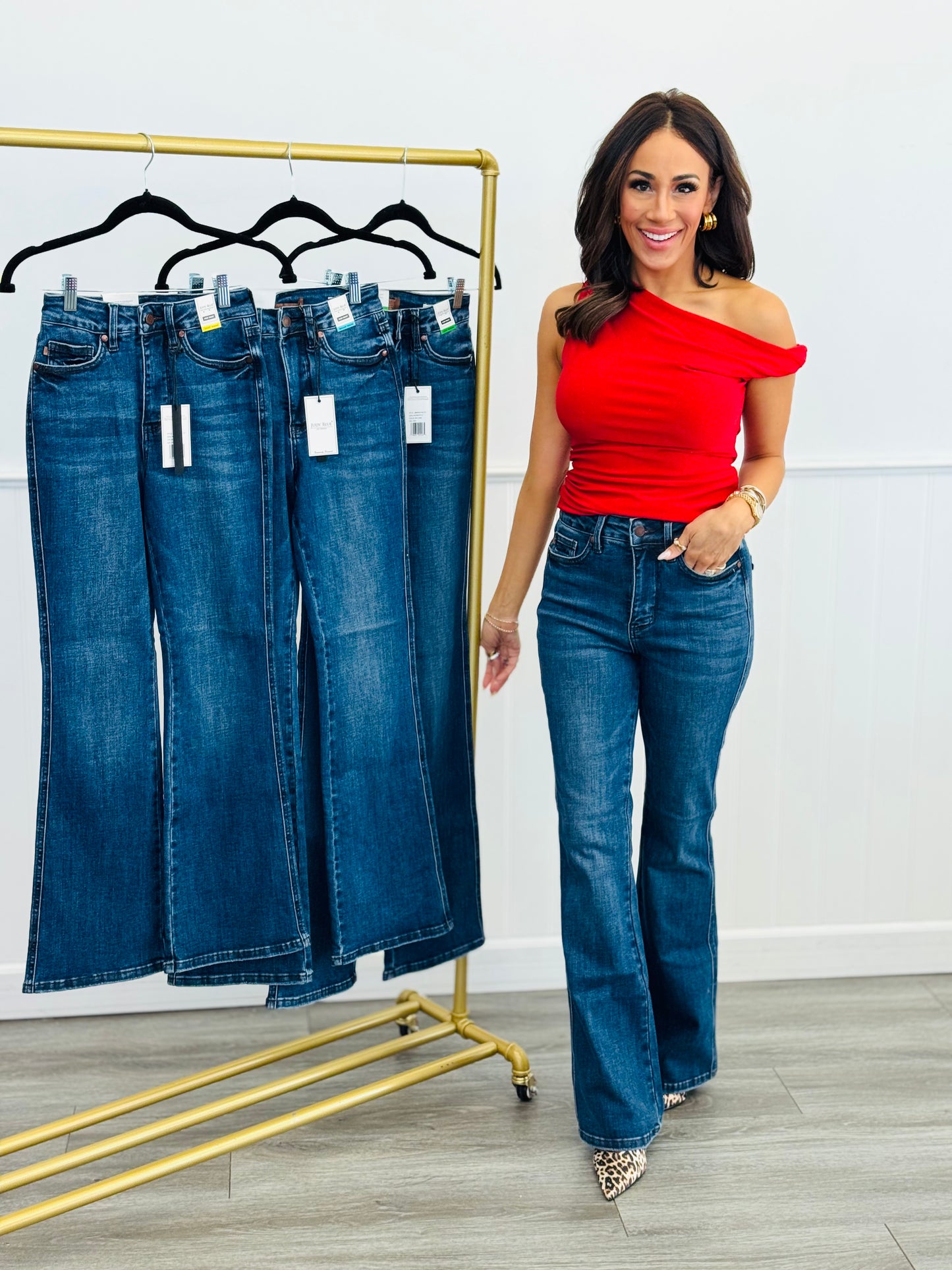 Judy Blue Taylor Tummy Control Triple Inseam Jeans (Reg. and Plus) - 3 Length