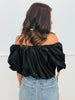 Poplin Balloon Hem Top (Reg.) - 2 Colors