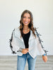 Ribbon Detail Zip Up Hoodie Windbreaker Jacket (Reg.) - 2 Colors