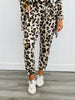 Leopard High Low Top & Pants Set (Reg. and Plus)
