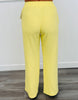 Yellow Strapless Tube Top & Wide Leg Pant Set (Reg.)