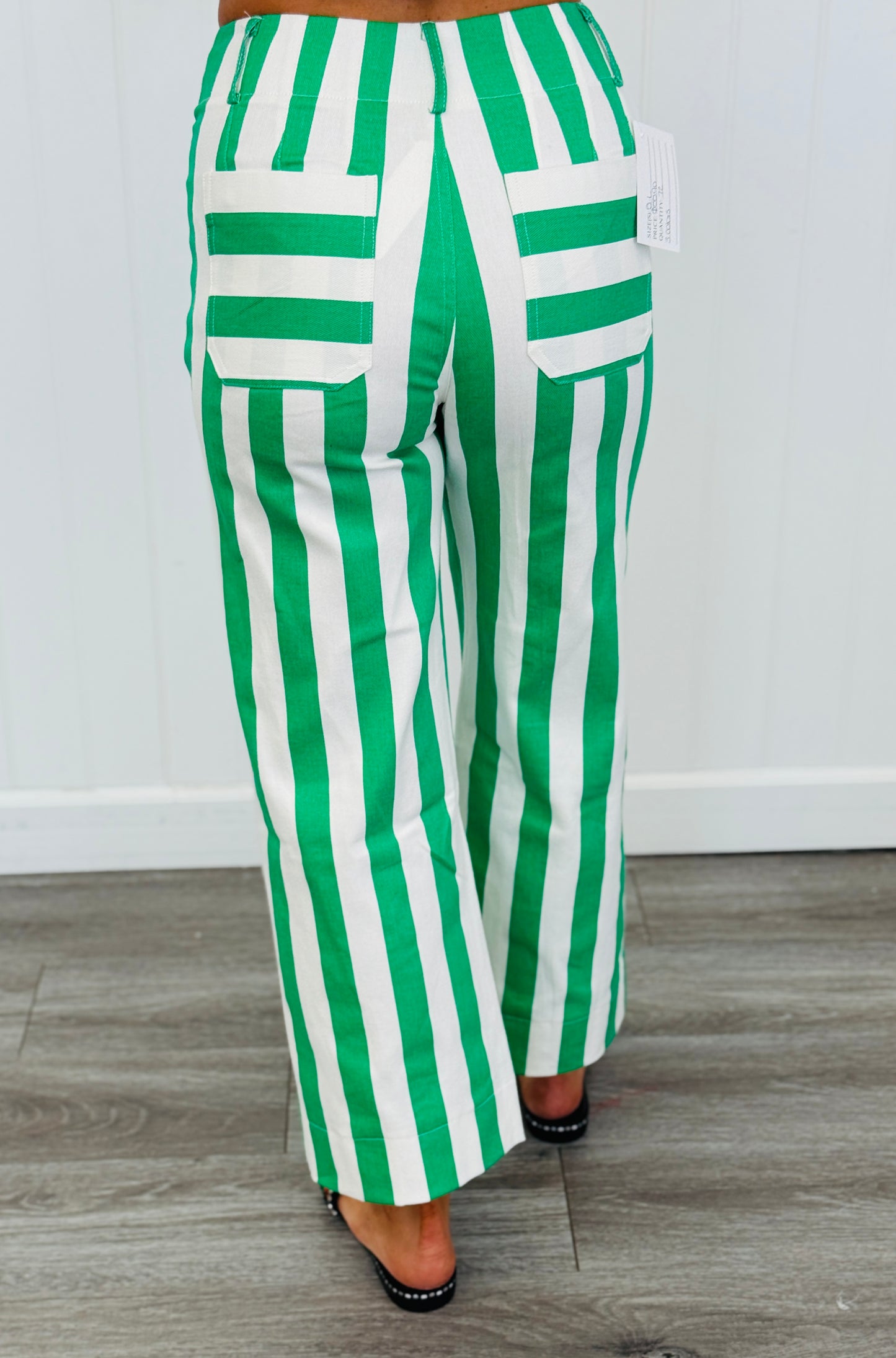 Striped Colette Crop Wide Leg Pants (Reg.) - 3 Colors
