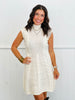 Ivory Cable Knit Mini Dress (Reg. and Plus)