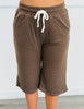 Brown Polka Dot Top & Crop Pants Set (Reg.)