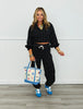 Cozy Micro Polka Dot Jogger Pants (Reg.) - 2 Colors