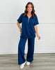 Dear Scarlett Get Comfy Quarter Zip Top & Pants Set (Reg. & Plus) - 7 Colors