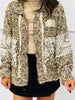 POL-Tan Leopard Zip Up Jacket (Reg.)