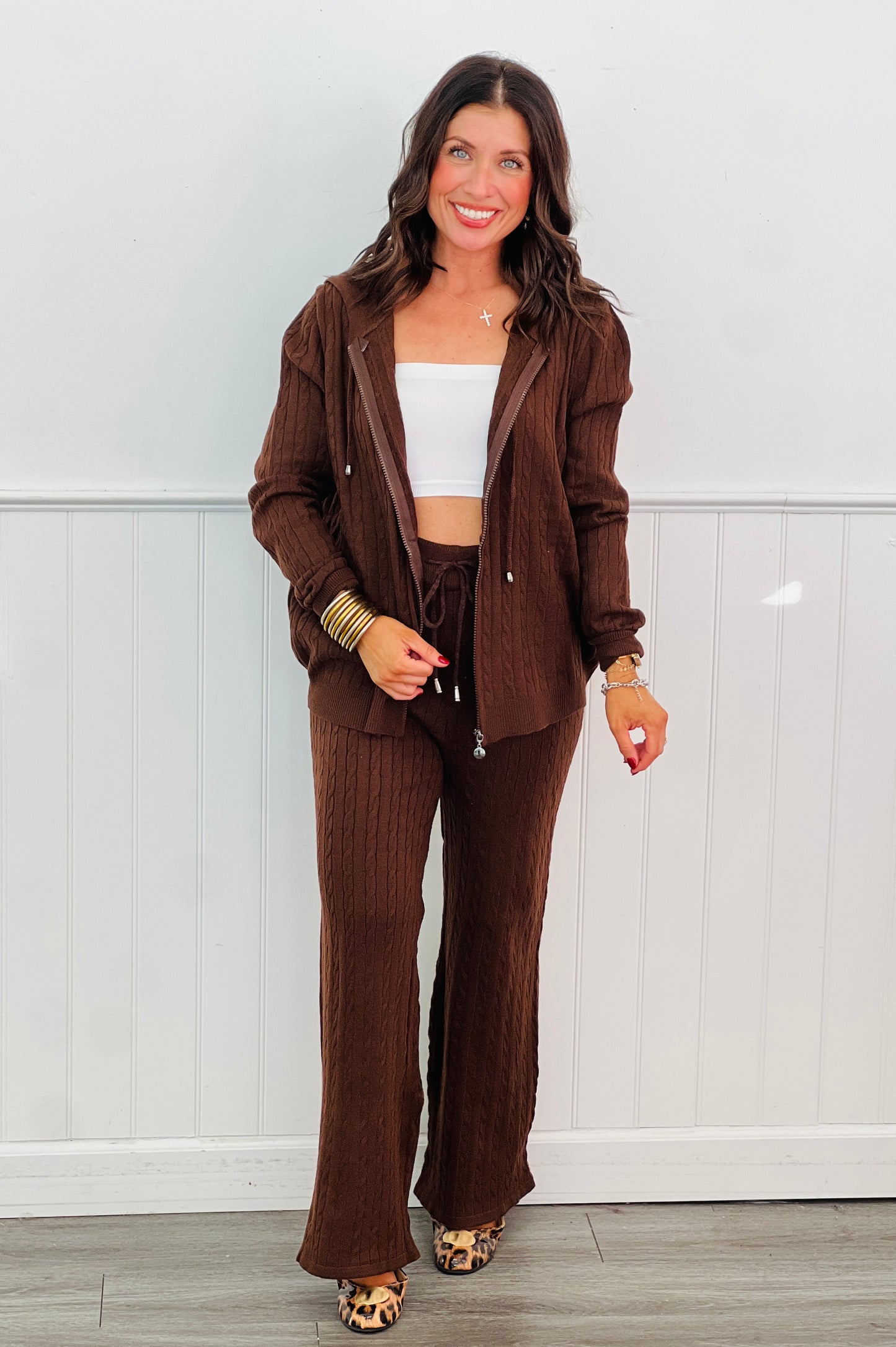 Cable Knit Jacket & Pants Set (Reg.) - 5 Colors