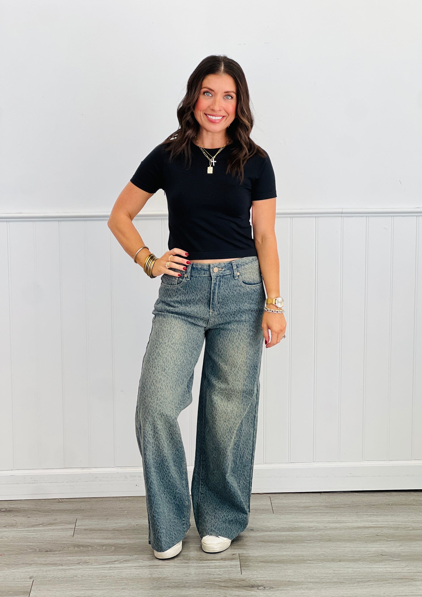 Cheetah Vintage Denim Pants (Reg.)