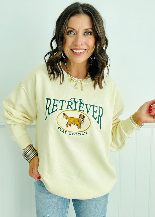 French Vanilla Club Retriever Sweatshirt (Reg)