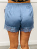 Lovely Lace Trim Silky Shorts Remix (Reg.) - 2 Colors