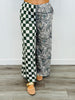 Olive Split Decision Checker/Camo Pants (Reg & Plus)