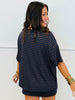 Striped Knit Tee Top (Reg.) - 2 Colors