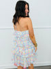 Pastel Plaid Tiered Halter Mini Dress (Reg.)