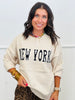 New York Graphic Sweater Top (Reg. and Plus)- 3 Colors