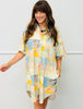 Patchwork Denim Shirt Dress (Reg & Plus)