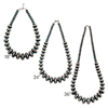 Navajo Pearl Disk and Turquoise Necklace (3 lengths)