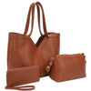 The Amelia Faux Leather Bag Set (5 colors)