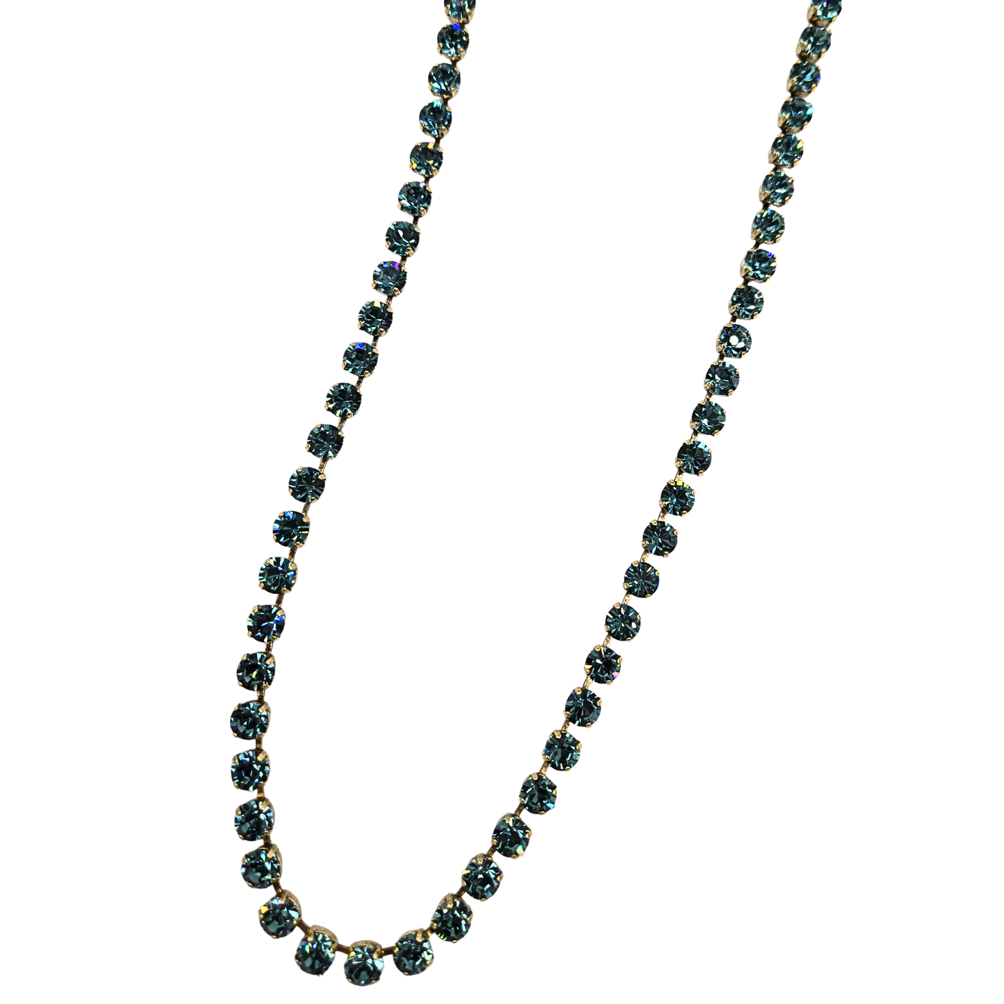 TOVA - The Vanessa Necklace in Aqua Champagne
