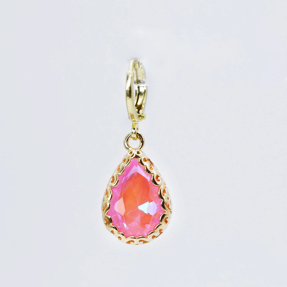 TJ  -  Teardrop Pink Charm