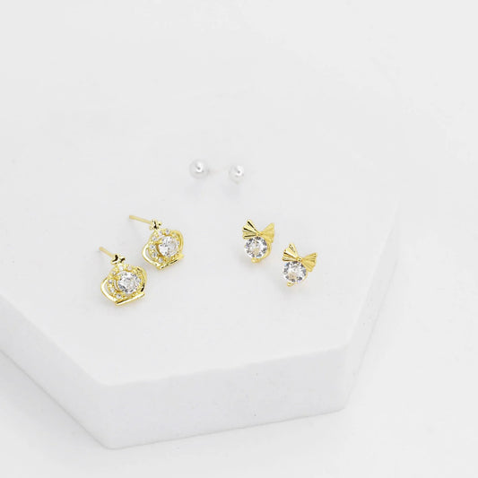 TJ - Crown Stud Set