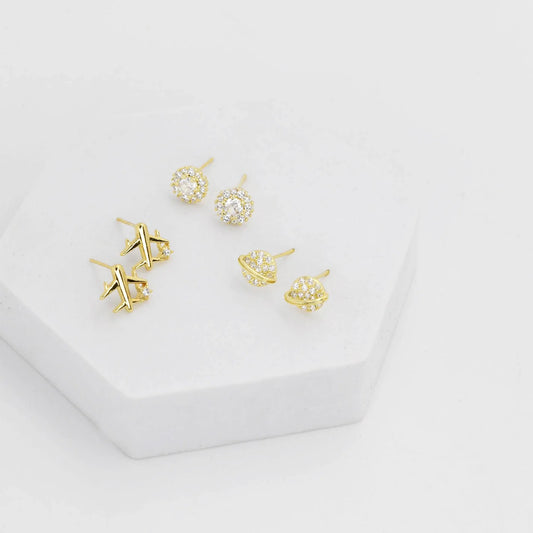 TJ - Airplane Stud Set
