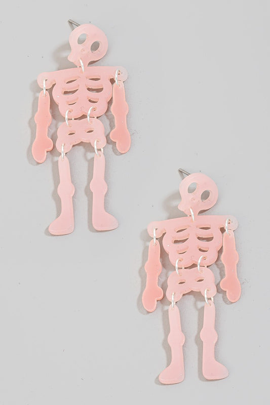 Dancing Skeleton Earrings - 3 Colors